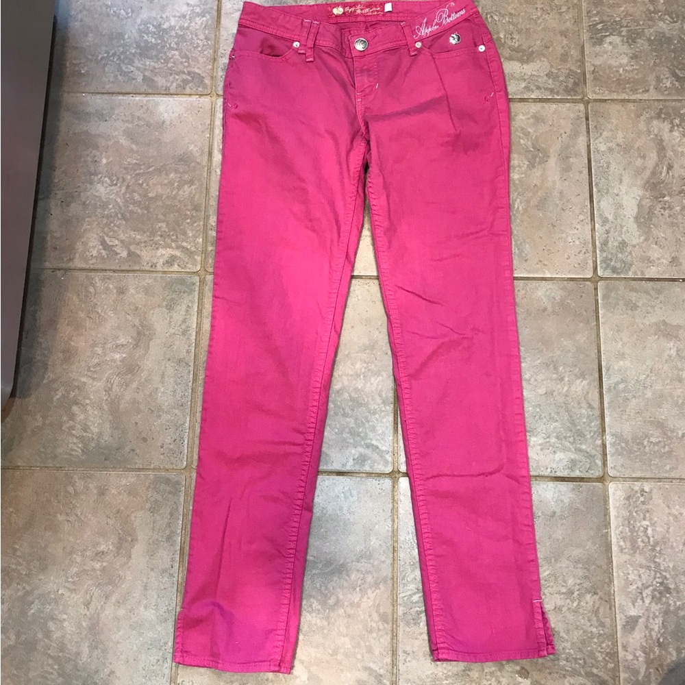 Vintage Y2K Pink Apple Bottom Straight Leg Jeans